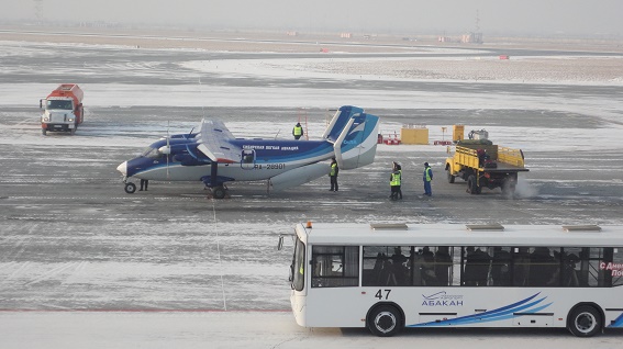 Аэропорт "Абакан" принял первый самолет компании "СиЛа"