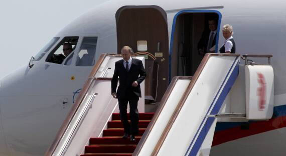Путин отправился на Ближний Восток с визитами в Эмираты и Аравию