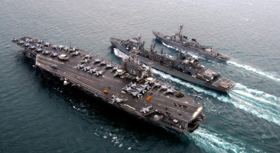 Авианосная группа ВМС США вошла в Средиземное море