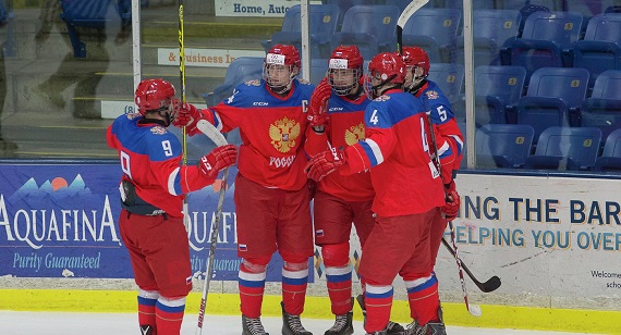 Юношеская сборная России по хоккею обыграла белорусов на ЧМ
