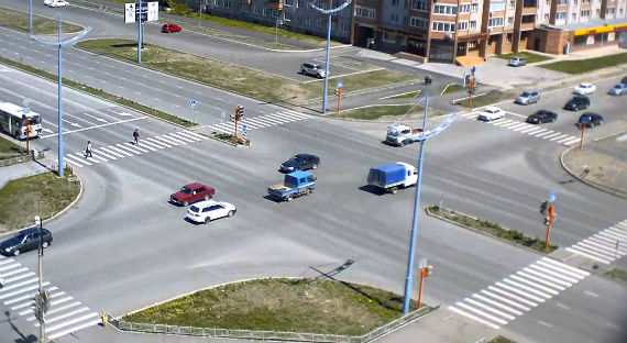 В Абакане изменят режим работы светофора на перекрестке Некрасова-Советская