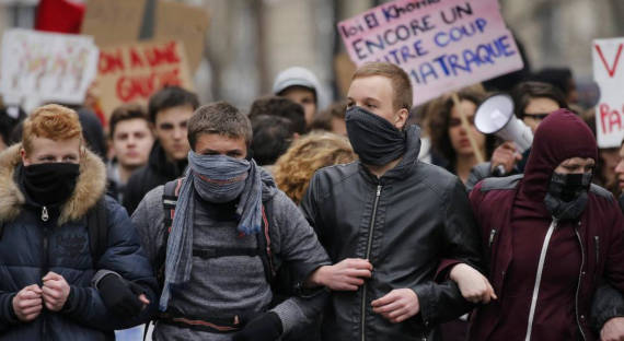 Во Франции вновь планируются масштабные акции протеста