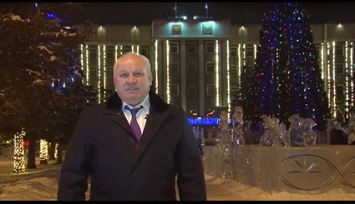 Глава Хакасии поздравил жителей республики с Новым годом и Рождеством
