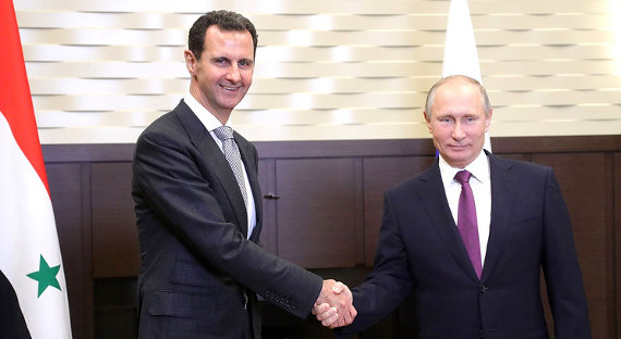 Владимир Путин встретился с Башаром Асадом в Сочи