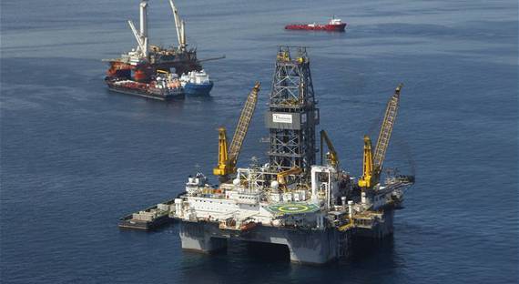 В Мексиканском заливе произошла крупная утечка нефти