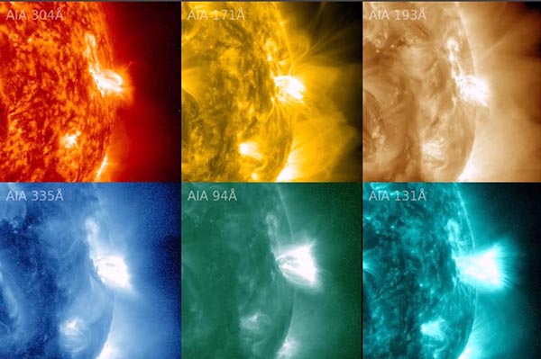 На Солнце зафиксирован мощный выброс плазмы