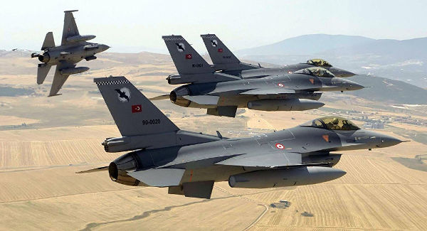 ВВС Турции прекратили полеты над Сирией