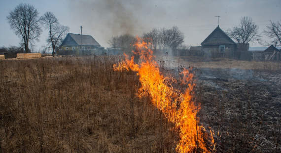 В Хакасии с начала года ликвидировано 18 степных пожаров
