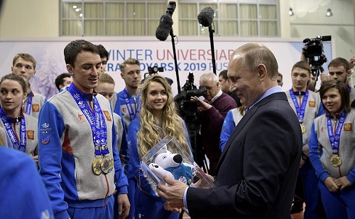 Владимир Путин в Красноярске: все о спорте и чуть о политике (ФОТО)