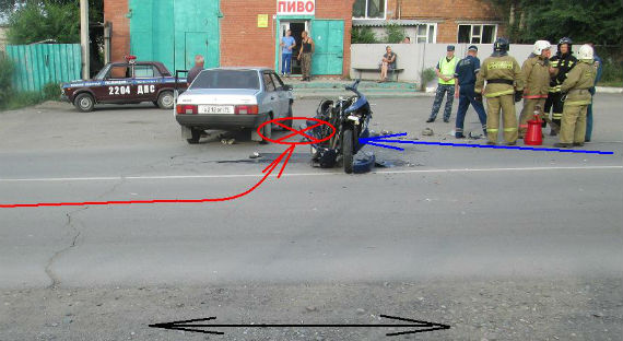 ДТП в Хакасии: серьезно пострадал мотоциклист