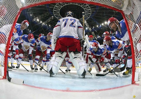 Сборная России по хоккею обыграла Финляндию