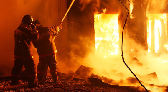 Пожары в Хакасии: Четыре разнообразных пожара