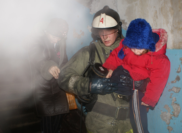 На выходных в Черногорске загорелась комната в общежитии