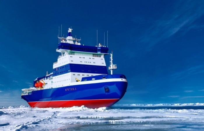 В мае будет спущен на воду российский ледокол нового поколения