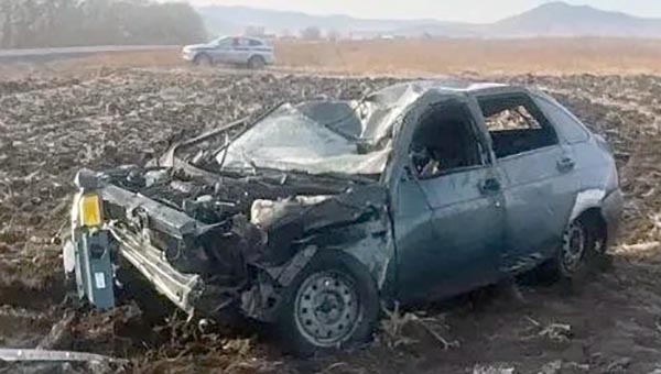 Трагедия на трассе «Енисей»: водитель без прав погиб в результате опрокидывания автомобиля