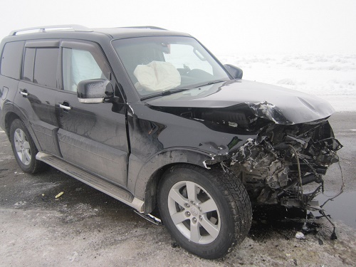 В Хакасии на скользкой дороге пострадали два человека (ФОТО)