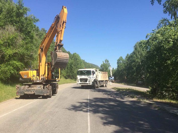 Дорогу Саяногорск – Майнская ГЭС – Черемушки начали приводить в порядок