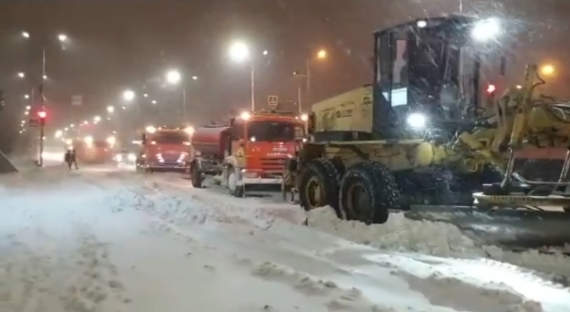 В Якутске введен режим повышенной готовности из-за аномального снегопада