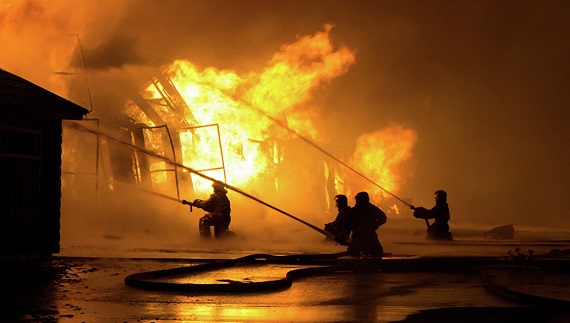 Масштабный пожар в Абакане: обошлось без жертв