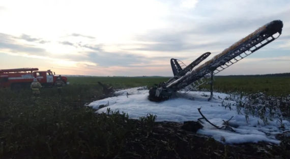 В Нижегородской области потерпел крушение самолет АН-2