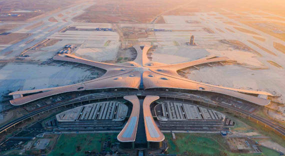 В Китае построили самый большой в мире аэропорт