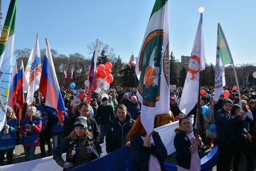 Хакасия празднует воссоединение России и Крыма (ФОТО)
