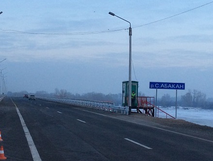 В Хакасии начался ремонт моста через реку Старый Абакан
