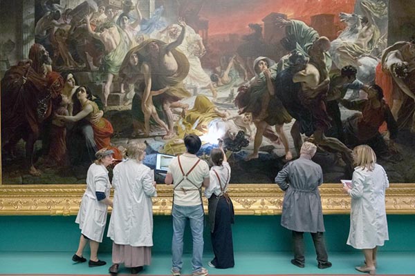 Выставка полотен Брюллова в Русском музее установила рекорд по посещаемости