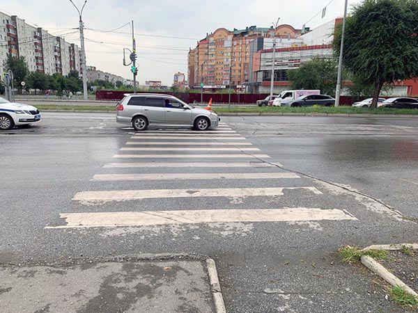 В Абакане женщину сбили на пешеходном переходе