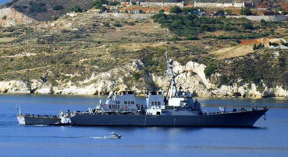 В Черное море вошел американский эсминец «Росс»