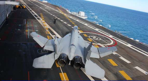 В Средиземном море разбился российский МиГ-29К