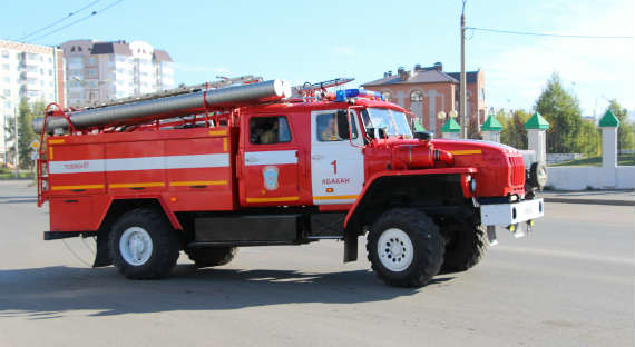 В столице Хакасии удалось спасти от огня детский сад, внутри которого было почти 180 человек