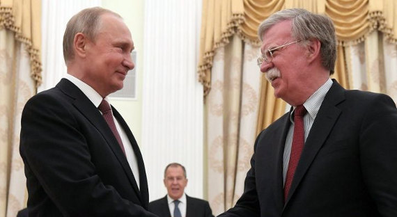 Путин и Болтон договорились о встрече президентов РФ и США