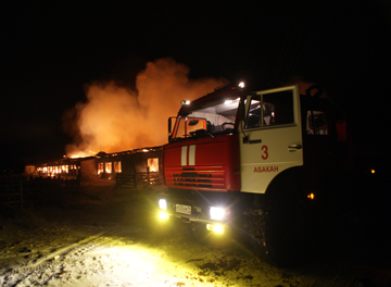 В Хакасии за сутки произошло несколько крупных пожаров