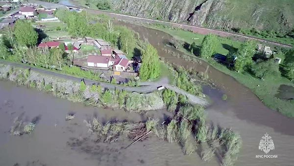 Паводок в Хакасии идёт на спад