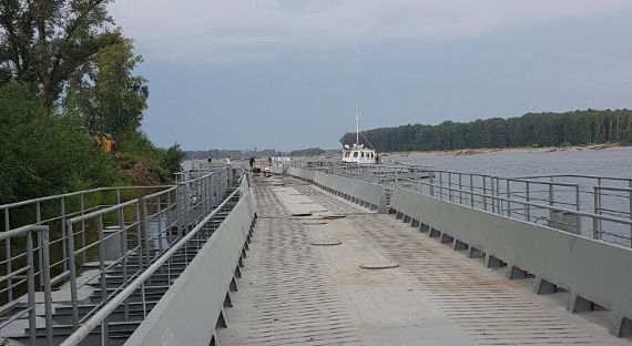 Минприроды РХ: Наплавной мост через Абакан не угрожает экологии