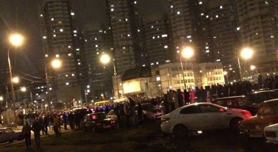 В Москве начались беспорядки