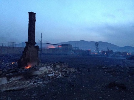 Увеличилось число погибших в пожарах Хакасии