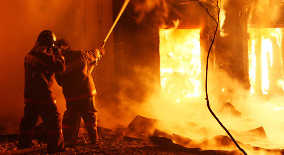За сутки в Хакасии отмечены три пожара