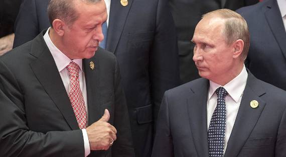 Эрдоган поздравил Путина с прошедшими выборами