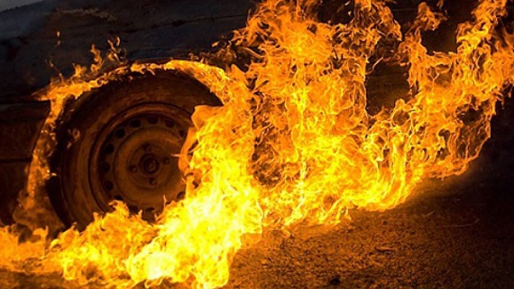В Черногорске «по собственной вине» сгорели два железных коня