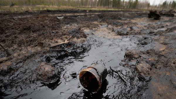 На Сахалине произошел крупный разлив нефти