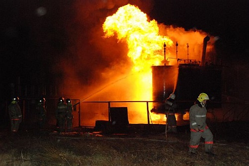 В Хакасии горели котельная и трансформаторная будка