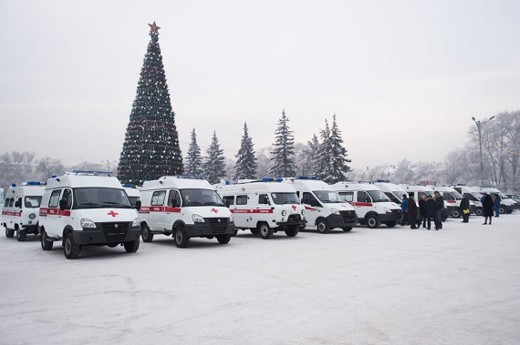 В Хакасии автопарк скорой помощи увеличился на 23 машины