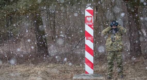 Польские пограничники подверглись нападению с белорусской стороны
