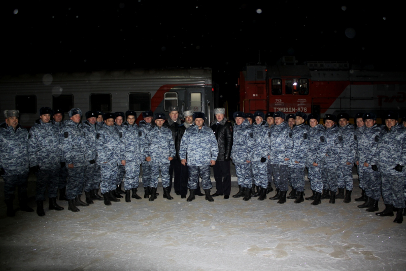 Сводный отряд МВД по Хакасии вернулся с Северного Кавказа