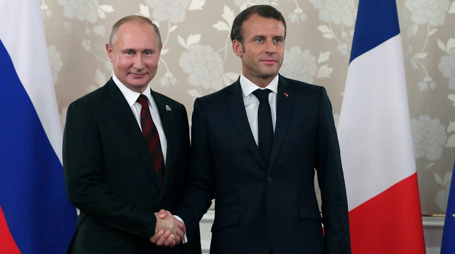 Путин и Макрон обсудят международную политику и сотрудничество