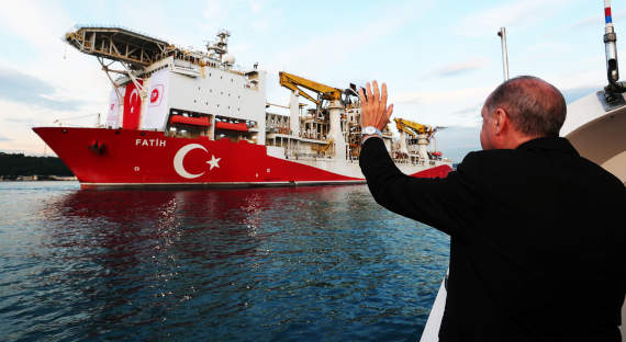 Эрдоган намерен начать добычу газа в Черном море