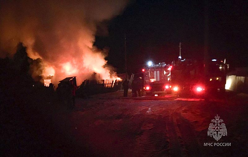 Огнеборцы Хакасии трижды выезжали на возгорания
