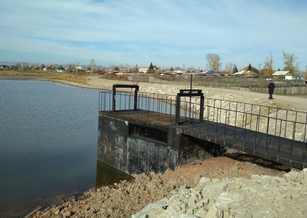 В Хакасии отремонтировали защитные сооружения на реке Биджа